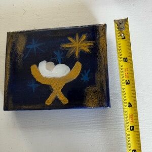 Nativity Scene Canvas Art